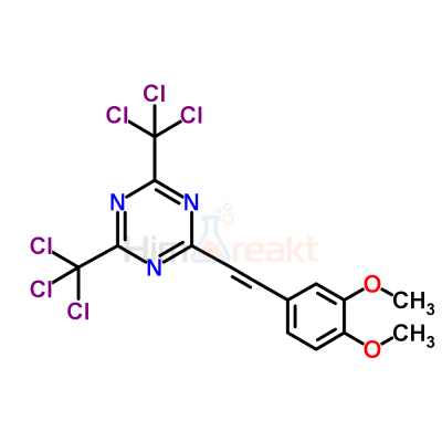 2-(3,4-Диметоксистирил)-4,6-бис(трихлорметил)-1,3,5-триазин