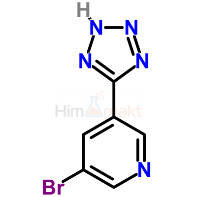 5-(5-Бром-3-пиридил)-1h-тетразол
