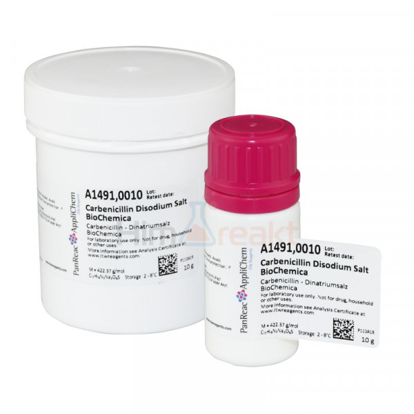 Карбенициллин динатриевая соль, для биохимии