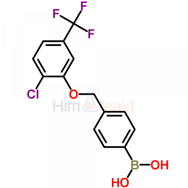 4-[(2'-Хлор-5'-(трифторметил)фенокси)метил]фенилборная кислота