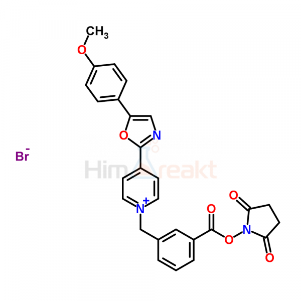 1-[3-(Сукцинимидилоксикарбонил)бензил]-4-[5-(4-метоксифенил)-2-оксазолил]пиридиния бромид
