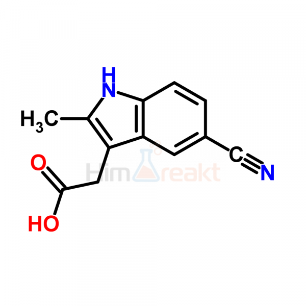 5-Циано-2-метилиндол-3-уксусная кислота
