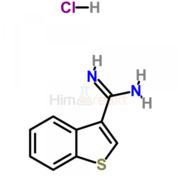 1-Бензотиофен-3-карбоксамидамидин гидрохлорид гидрат