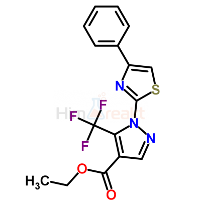 Этил 1-(4-фенил-1,3-тиазол-2-ил)-5-(трифторметил)-1H-пиразол-4-карбоксилат
