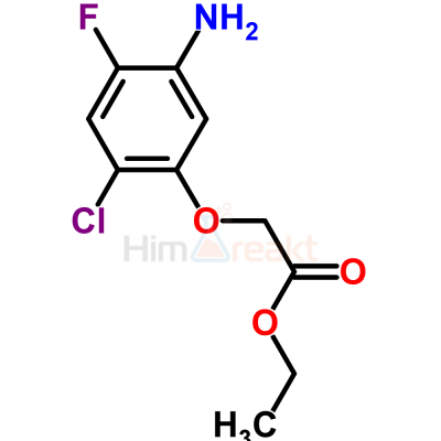 Этил 2-(5-амино-2-хлор-4-фторфенокси)ацетат
