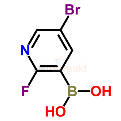5-Бром-2-фторпиридин-3-борная кислота