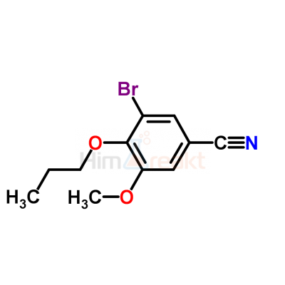 3-Бром-5-метокси-4-пропоксибензонитрил
