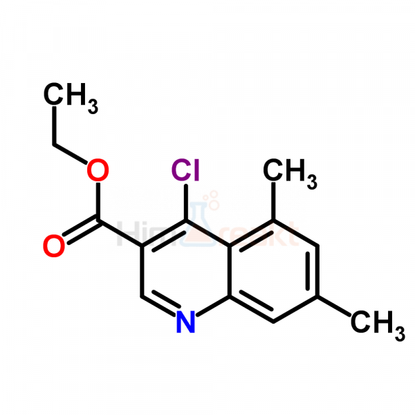 Этил 4-хлор-5,7-диметилкуинолин-3-карбоксилат