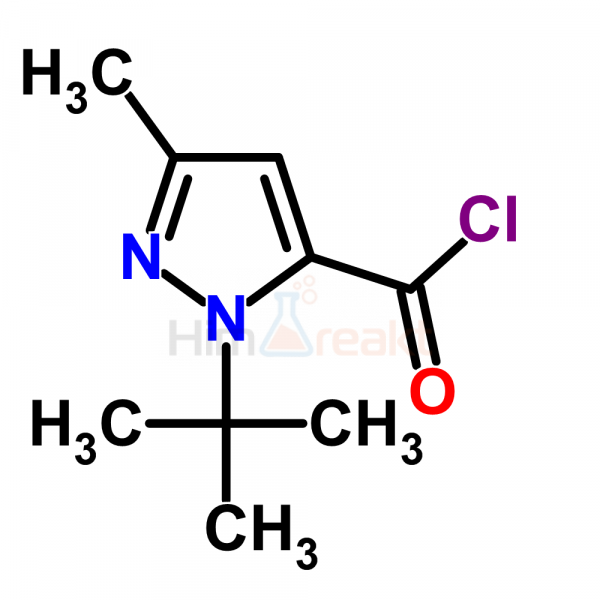 1-(Трет-бутил)-3-метил-1H-пиразол-5-карбонил хлорид