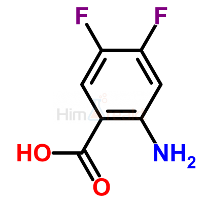 2-Амино-4,5-дифторбензойная кислота