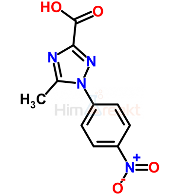 5-Метил-1-(4-нитрофенил)-1H-1,2,4-триазол-3-карбоновая кислота