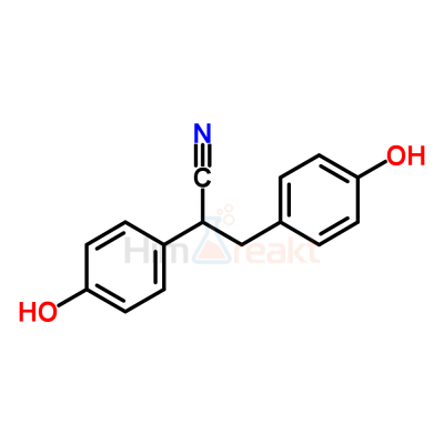 2,3-Бис(4-гидроксифенил)пропионитрил