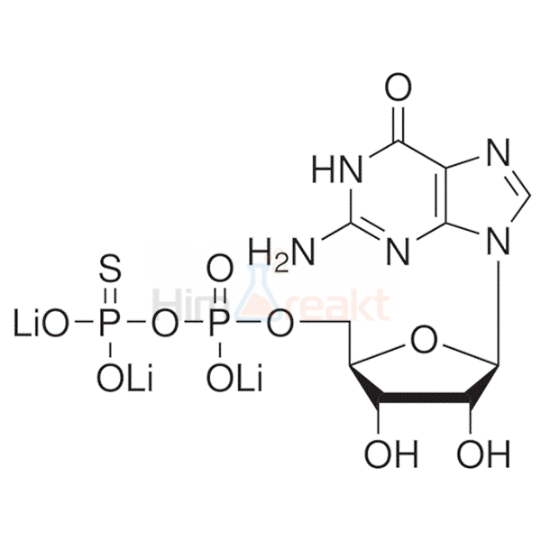 Гуанозин 5'-[бета-тио]дифосфат трилитий соль