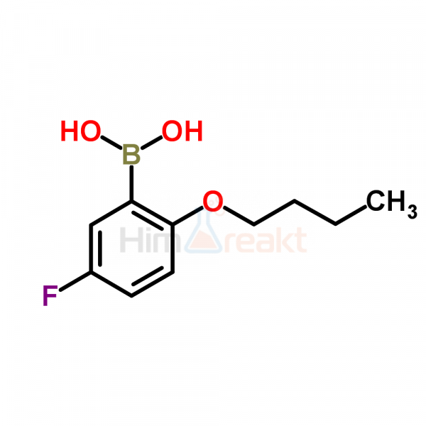 2-Бутокси-5-фторфенилборная кислота