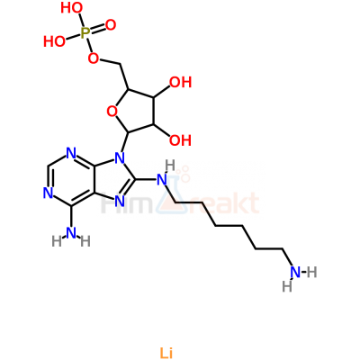 8-(6-Аминогексил)аминоаденозин 5'-монофосфат литий соль