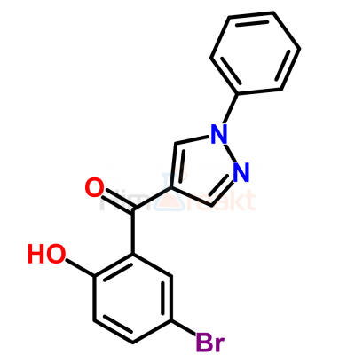 (5-Бром-2-гидрокси-фенил)-(1-фенил-1h-пиразол-4-ил)кетон