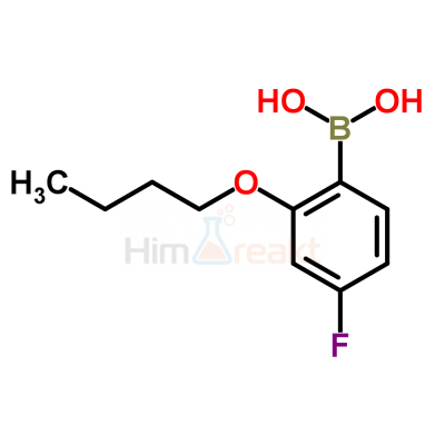 2-Бутокси-4-фторфенилборная кислота