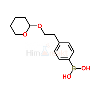4-[2-(Тетрагидро-2H-пиран-2-илокси)этил]фенилборная кислота, 97%