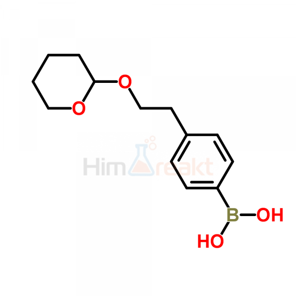 4-[2-(Тетрагидро-2H-пиран-2-илокси)этил]фенилборная кислота, 97%