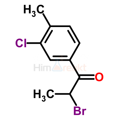 2-Бром-1-(3-хлор-4-метилфенил)пропан-1-он