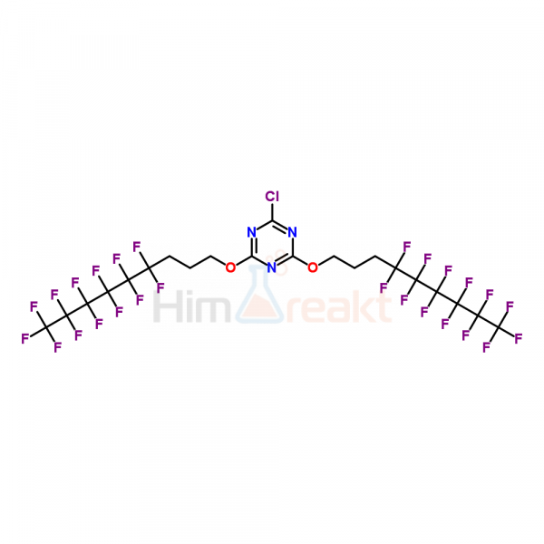 2-Хлор-4,6-бис[3-(перфторгексил)пропилокси]-1,3,5-триазин