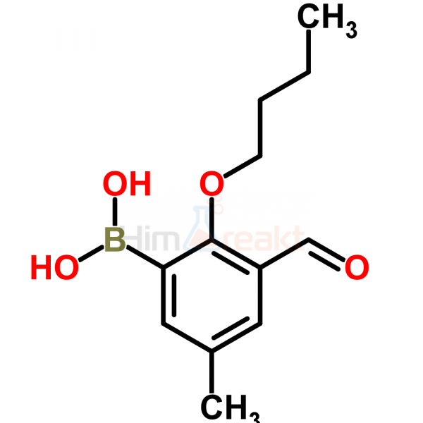 2-Бутокси-3-формил-5-метилфенилборная кислота