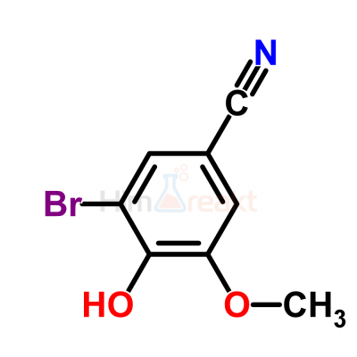 3-Бром-4-гидрокси-5-метоксибензонитрил