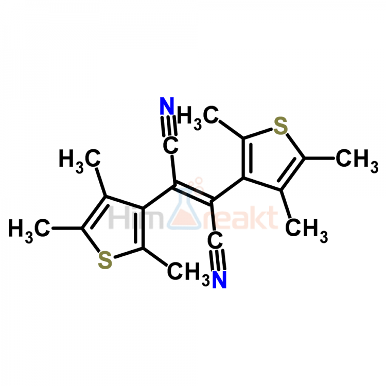 Транс-1,2-дициано-1,2-бис(2,4,5-триметил-3-тиенил)этилен.