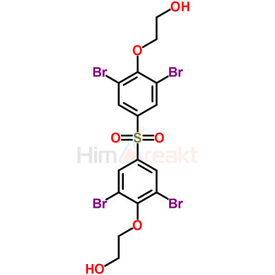 Бис[4-(2-гидроксиэтокси)-3,5-дибромфенил] сульфон