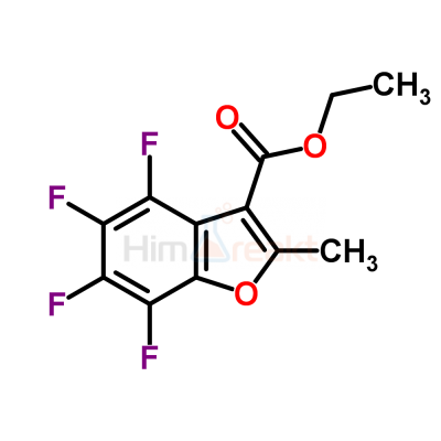 Этил 4,5,6,7-тетрафтор-2-метилбензо[b]фуран-3-карбоксилат
