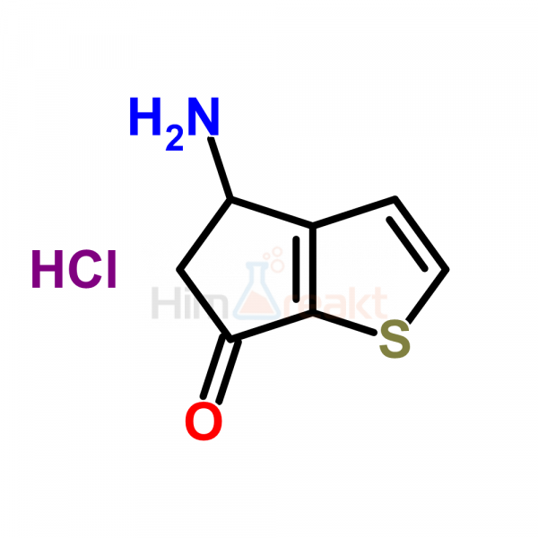 4-Амино-4,5-дигидро-6H-циклопента[b]тиофен-6-он гидрохлорид