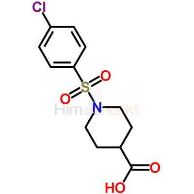 1-[(4-Хлорфенил)сульфонил]-4-пиперидинкарбоновая кислота