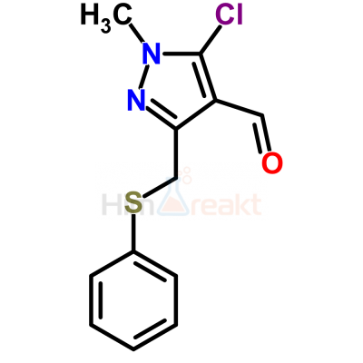 5-Хлор-1-метил-3-[(фенилсульфанил)метил]-1H-пиразол-4-карбальдегид