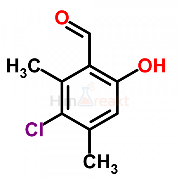 3-Хлор-6-гидрокси-2,4-диметил-бензальдегид