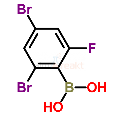 2,4-Дибром-6-фторфенилборная кислота