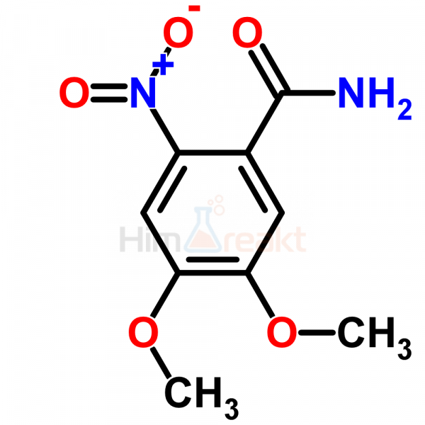 3,4-Диметокси-6-нитробензамид