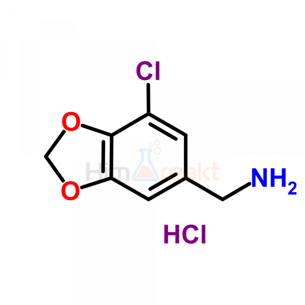5-Аминометил-7-хлор-1,3-бензодиоксол гидрохлорид