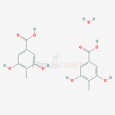 3,5-Дигидрокси-4-метилбензойная кислота полугидрат