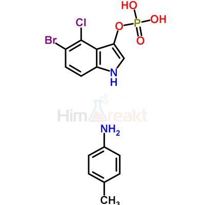 5-Бром-4-хлор-3-индолил фосфат п-толуидин соль