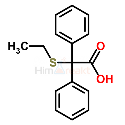 2-Этилтио-2,2-дифенилуксусная кислота