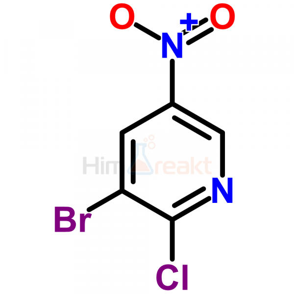 3-Бром-2-хлор-5-нитропиридин