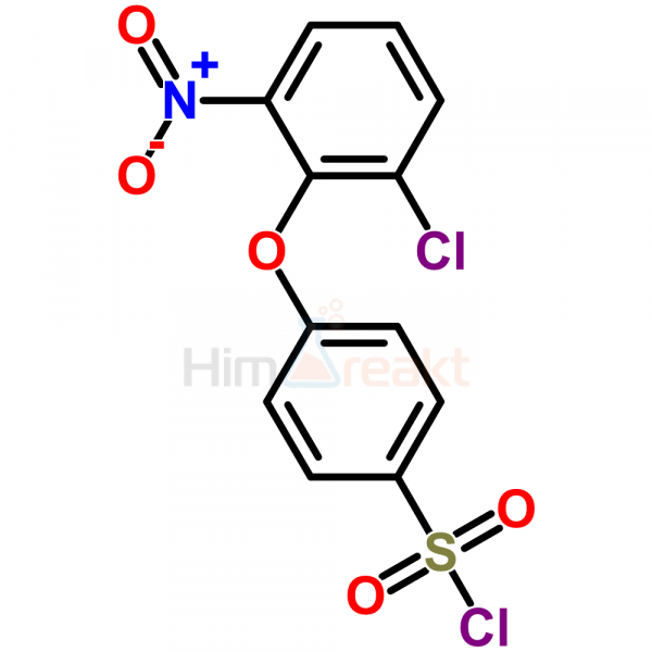 4-(2-Хлор-6-нитрофенокси)бензол-1-сульфонил хлорид