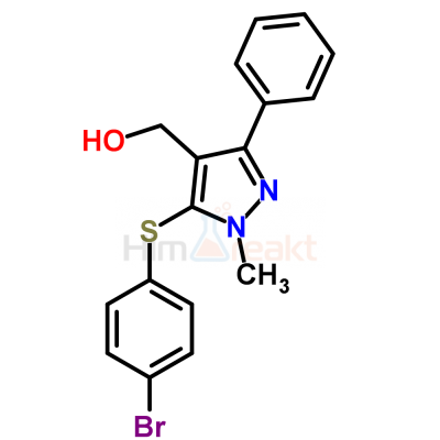 {5-[(4-Бромфенил)сульфанил]-1-метил-3-фенил-1H-пиразол-4-ил}метанол