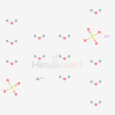 Алюминий цезий сульфат додекагидрат
