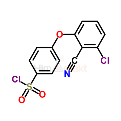 4-(3-Хлор-2-цианофенокси)бензол-1-сульфонил хлорид