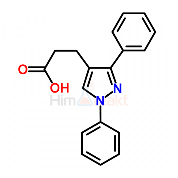 1,3-Дифенилпиразол-4-пропионовая кислота