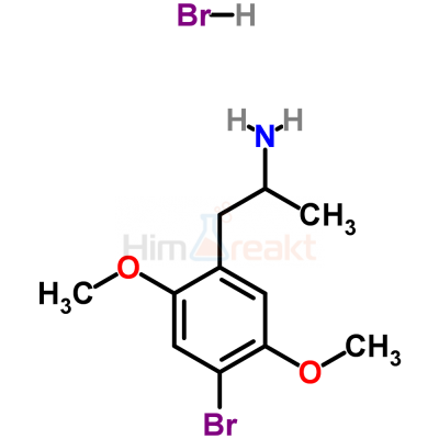 (±)-2,5-Диметокси-4-бромамфетамин гидробромид