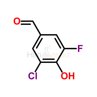 3-Хлор-5-фтор-4-гидроксибензальдегид