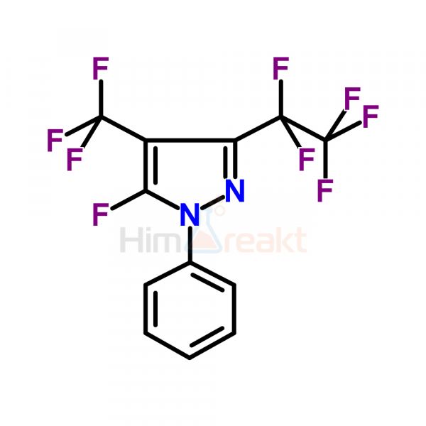 5-Фтор-3-пентафторэтил-1-фенил-4-трифторметил-1H-пиразол