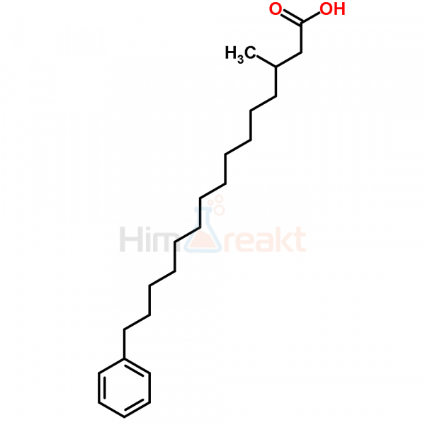 15-Фенил-3-метил-пентадеканкарбоновая кислота